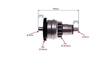 СКУТЕР BENDIX BENDIX STARTER QUEST ZIPP 4T