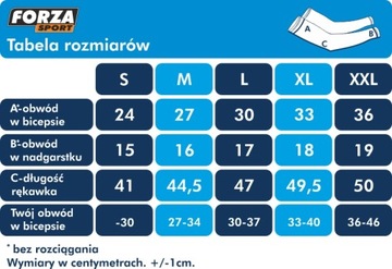 RĘKAWKI OCIEPLACZE JESIEŃ ZIMA FORZA SPOT L