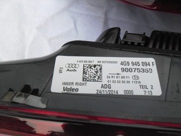 фото thumb №3, Audi a6 c7 рестайлинг универсал лампа задняя лампы led matrix