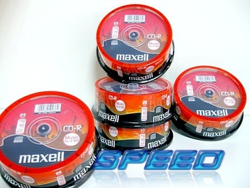 MAXELL музыкальные компакт-диски CD-R 80 мин AUDIO 25 шт.