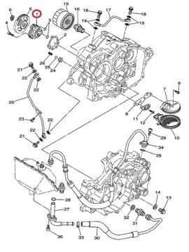 POMPA OLEJU OLEJOWA YAMAHA YFM 660 700 RAPTOR OEM