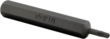 БИТА TORX T15 x 75 мм S2 с ОТВЕРСТИЕМ