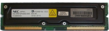 RIMM 512MB 16bit ECC 512 MB RAMBUS RDRAM