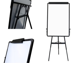 Подставка BLACK FLIPCHART, магнитная доска 70х100