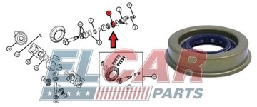 уплотнитель полуоси DANA30 Jeep Grand Cherokee ZJ WJ