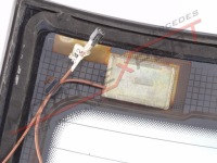 фото thumb №7, Mercedes w203 sedan скло задня задня зелений