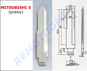 фото thumb №6, Жало ключа groty mitsubishi carisma colt galant i другие