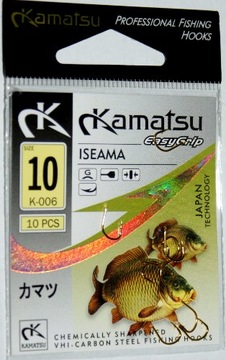 Крючок Kamatsu ISEAMA № 10, ЗОЛОТАЯ лопаточка.