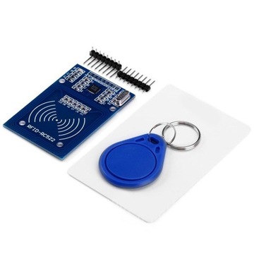 Модуль считывателя RFID RC522 + карта + брелок