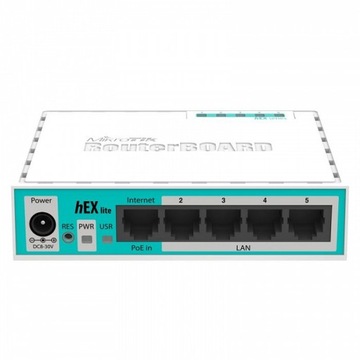 RouterBOARD 750 r2 hEX Lite (RB750) 5xLAN, MikroTik