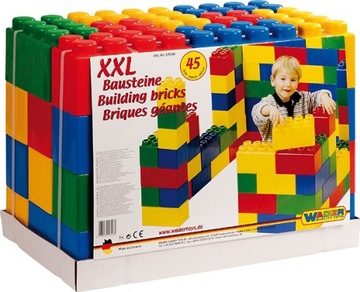 Огромные блоки WADER XXL 45 штук GIANT BRICKS