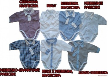 KOSZULA-BODY SPODNIE MUSZKA CZAPKA DO CHRZEST r.62