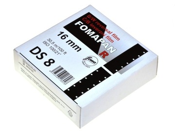 Двусторонняя пленка Fomapan R 100 DS8 16 мм для фотоаппаратов