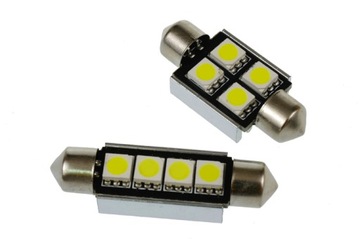 CANBUS żarówka 4 LED C5W CAN BUS rurka RURKA 39 mm