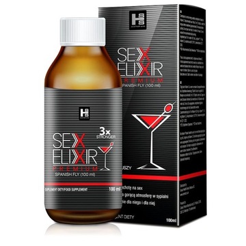 SEX ELIXIR PREMIUM HISZPAŃSKA MUCHA LIBIDO MOCNE LIBIDO OCHOTA ORGAZM 100ML