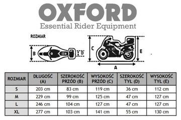 Крышка OXFORD AQUATEX TOP BOX, размер багажника. С