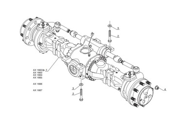 ТЯГА РУЛЕВАЯ MANITOU MLT MT 894406 FABBRO