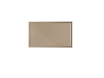PODSTAWA SZKLANA PRZED KOMINEK 60x40 cm BRĄZOWA