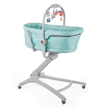 CHICCO Baby Hug 4в1 кроватка, стул + поднос