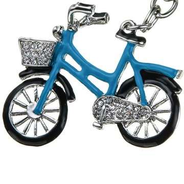 003# Брелок SELLORI кристаллы BIKE от Swarovski