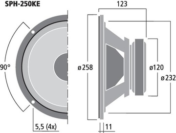 Monacor SPH-250KE Топовый Hi-Fi сабвуфер