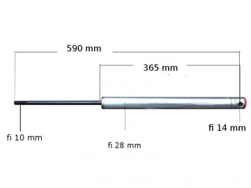 Амортизатор Привод Телескоп KNOTT KFG35 ORIGINAL