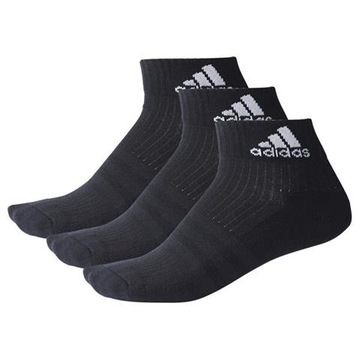 НОСКИ ADIDAS MEDIUM PER AN размер 39-42 ЧЕРНЫЕ, 3 ПАКЕТА