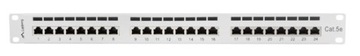 PATCH PANEL 24 port kat 5E FTP szary RACK Patchpanel 19