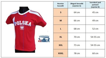 Koszulka bawełniana Polska : super jakość : XXL