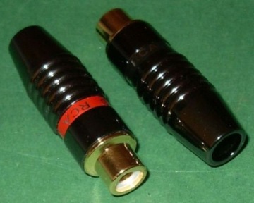 Разъем RCA Cinch Plug HQ для золотого кабеля FV (1972 г.)