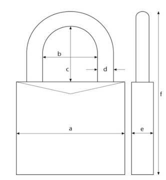 ABUS 2 НАВЕСНЫХ ЗАМКА ДЛЯ 1 ТИТАЛОВОГО НАВЕСНОГО ЗАМКА 2x20MM С КЛЮЧОМ