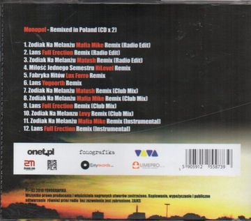 Monopol Product Of Polska + Remixed - 3 CD ZODIAK