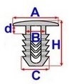 CLIPS ковер ковер VW GOLF VENTO Skoda 10908