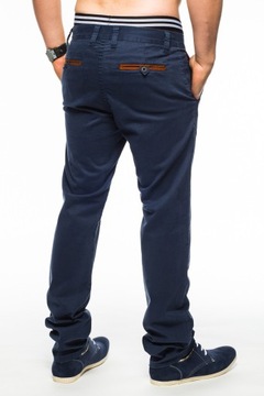 SPODNIE MĘSKIE CHINOSY VANKEL JEANS 605G - 100 L34