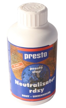 Presto RUST NEUTRALIZER RUST REMOVER 250 мл Для удаления ржавчины и ухода DE