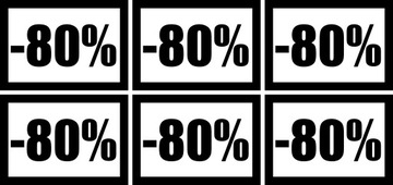 наклейки 95х45 РАСПРОДАЖА АКЦИЯ