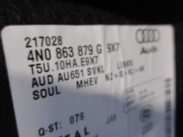 фото thumb №5, Обивка боковина багажника audi a8 4n0 17r