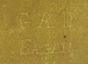 Stary papier czerpany XIX wiek Sagan Żagań 109