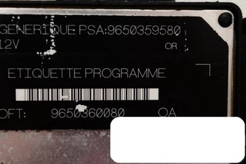 фото thumb №6, Бортовий комп'ютер citroen r04080028c 9650360080 опис