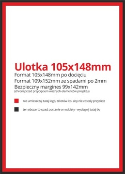 Ulotki Ulotka A6 1000 szt Dwie Strony Druk KUP TERAZ !!!