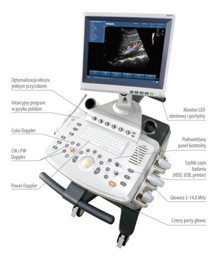 Аппарат УЗИ, УЗИ-сканер Эдан У2, допплер