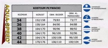 Kostium AQUA-SPEED SALLY roz. L (40) czarn-cze 16