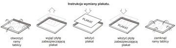 Рекламный стенд двухсторонний А0 (доска) OWZ