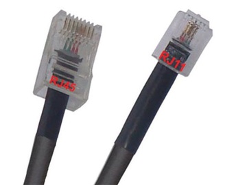 Переходной кабель RJ45 на RJ11 — 1,5 м, белый