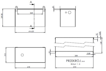 РАСШИРИТЕЛЬНЫЙ БАК INOX ОБЪЕМОМ 20 Л ДЛЯ КОТЛА КАМИНА