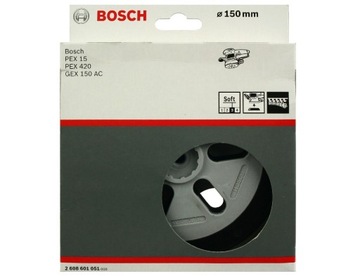 Шлифовальная тарелка BOSCH 150 мм SOFT для GEX 150AC