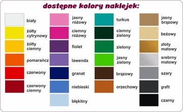 NAKLEJKA ŚLUBNA NA LUSTRO: WITAMY! IDŹ I TAŃCZ! 50x40