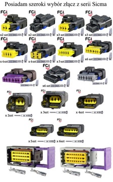 РАЗЪЕМ 4-КОНТАКТНЫЙ SICMA PEUGEOT CITROEN FIAT Z KW