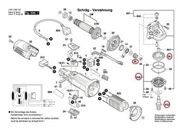 Подшипник шестерни Bosch GWS 7-125 7-115 750 700