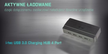 Быстрый 4-портовый концентратор USB 3.0 со скоростью до 5 Гбит/с с блоком питания